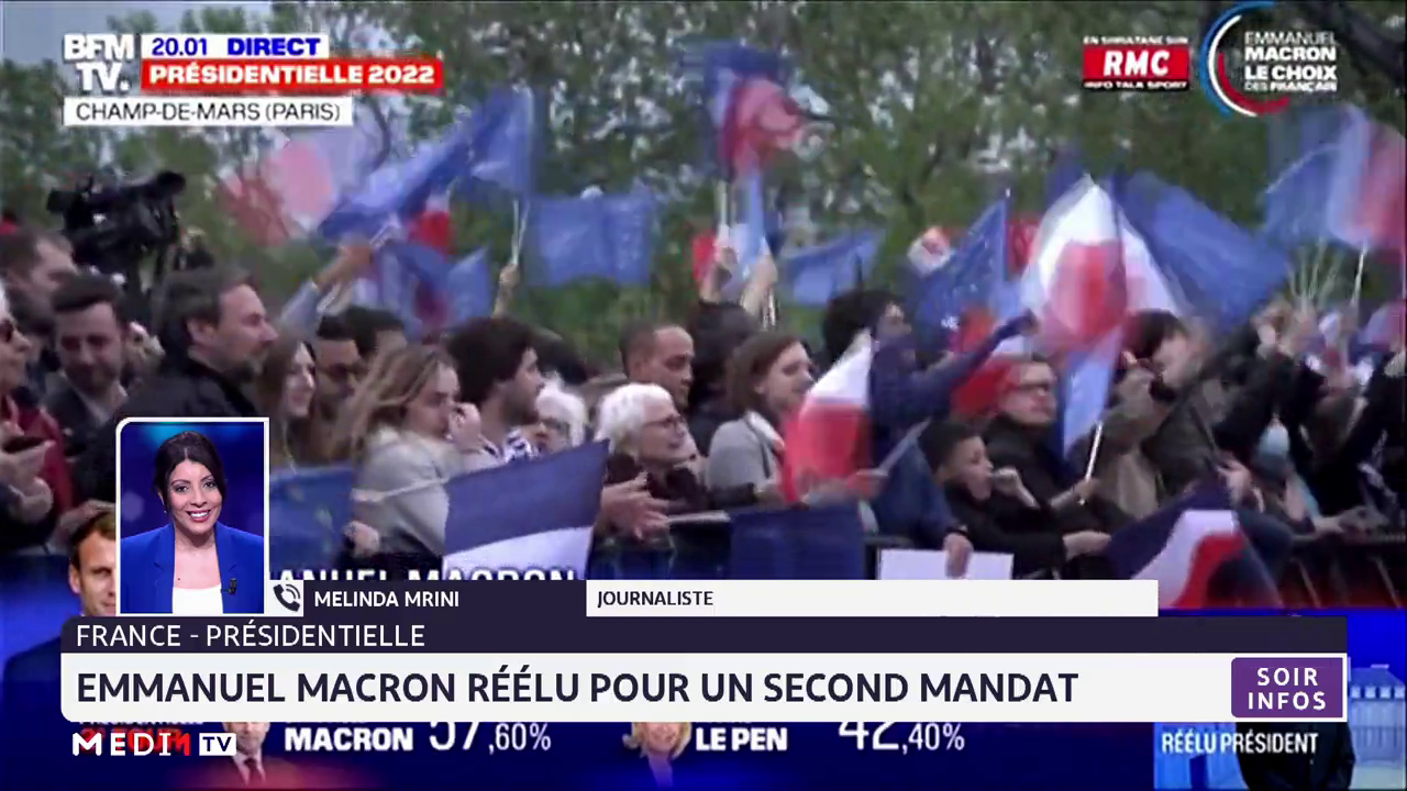Réélection de Macron: le point avec la journaliste Melinda Mrini depuis Nice 
