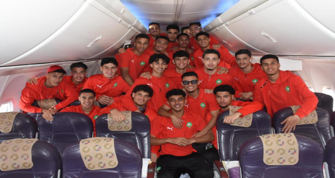 المنتخب الوطني لأقل من 20 سنة يتوجه إلى مصر للمشاركة في كأس إفريقيا