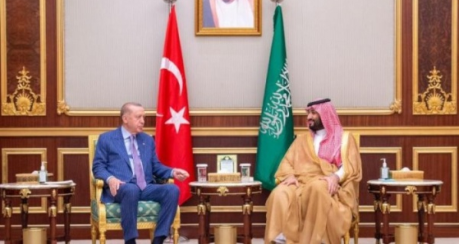 ولي العهد السعودي والرئيس التركي يبحثان تطوير علاقات البلدين