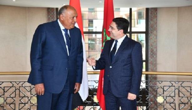 سامح شكري: مصر عازمة على تفعيل آلية التشاور السياسي ومنتدى رجال الأعمال مع المغرب