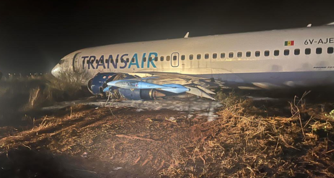 Sénégal : 11 blessés après la sortie de piste d'un avion à l'Aéroport international de Dakar

