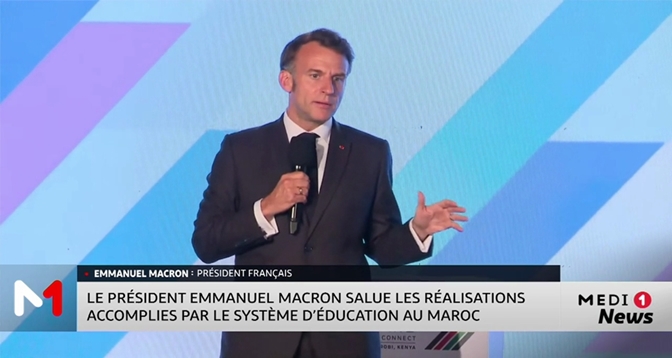 Le président Emmanuel Macron salue les réalisations accomplies par le système d&rsquo;éducation au Maroc 