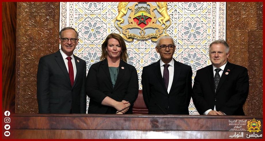 Talbi El Alami s’entretient avec le Secrétaire parlementaire de la ministre canadienne des Affaires étrangères