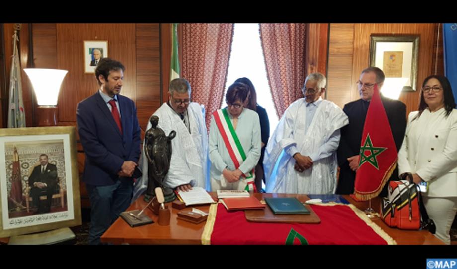 اتفاقية توأمة بين بوجدور ومدينة باتيباغليا الإيطالية