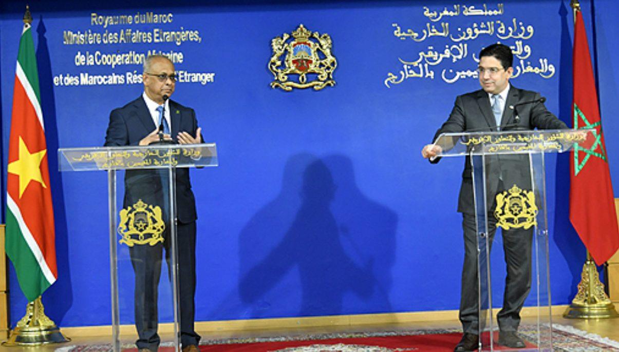 Le Maroc et le Suriname apprécient hautement le niveau des relations bilatérales (communiqué conjoint)
