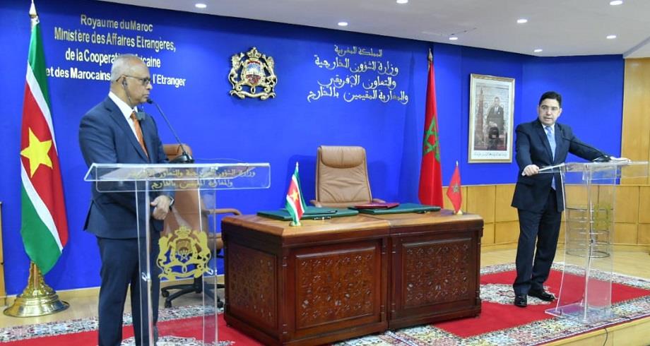 Nasser Bourita s'exprime sur l'ouverture par la Suriname d'un consulat général à Dakhla 