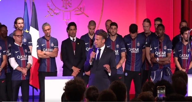 “Une immense fierté pour tout le pays”... Macron encense le PSG après son sacre européen