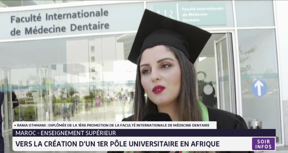 Rania Othmani : diplômée de la 1ère promotion de la Faculté Internationale de Médecine dentaire