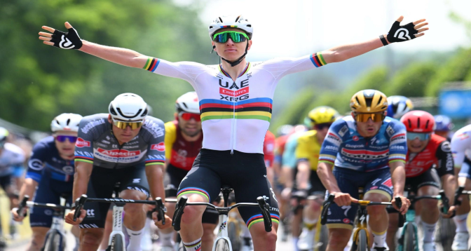 Le Slovène Tadej Pogacar s’adjuge la première étape du Critérieum du Dauphiné