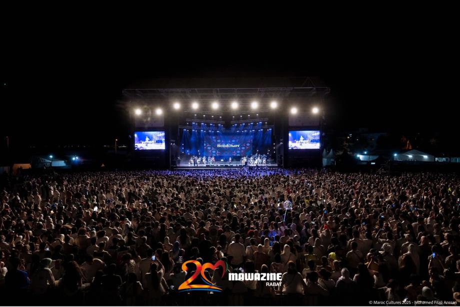Mawazine 2025 : 200.000 spectateurs au concert de Boudchart.. le maestro exprime son immense joie