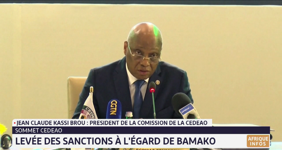 CEDEAO: levée des sanctions à l'égard de Bamako