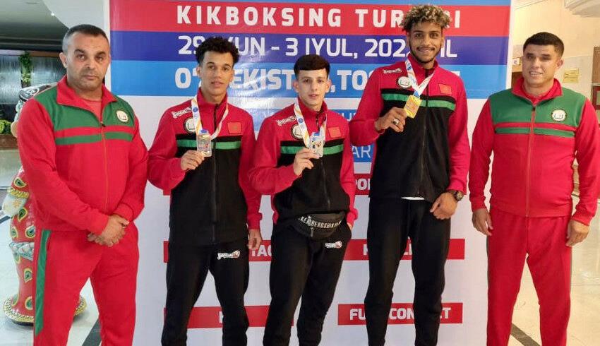Tournoi international de Kick-Boxing: la sélection marocaine remporte trois médailles, dont 1 en or