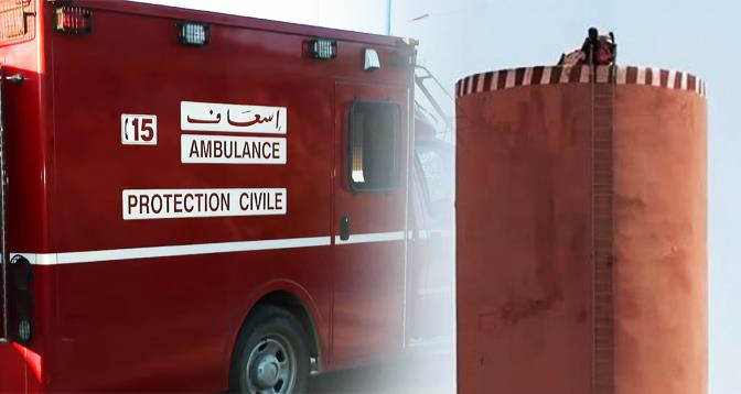 Béni Mellal: Un homme en sit-in au sommet d’un château d’eau se jette dans le vide