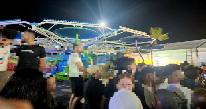 سقوط مروع من أرجوحة في "فيريا" بمرتيل يخلف إصابات خطيرة