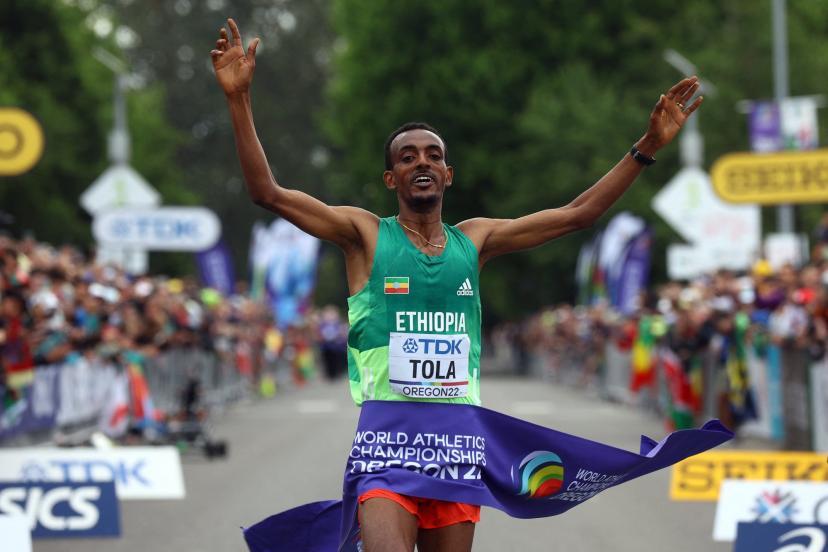 Mondiaux d'athlétisme: l'Ethiopien Tola sacré champion du monde du marathon