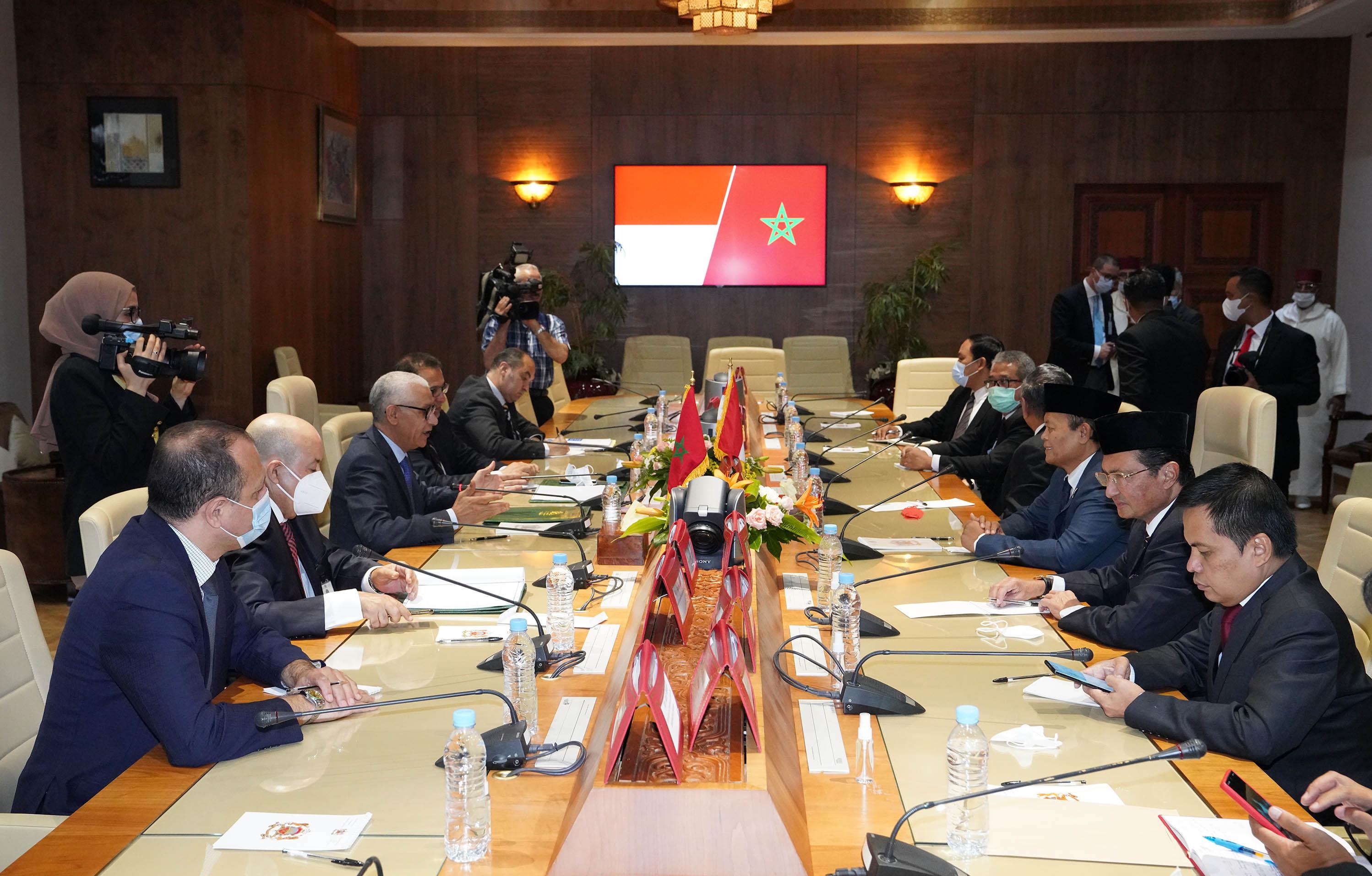 الرباط.. مباحثات لتعزيز علاقات التعاون بين المغرب وإندونيسيا