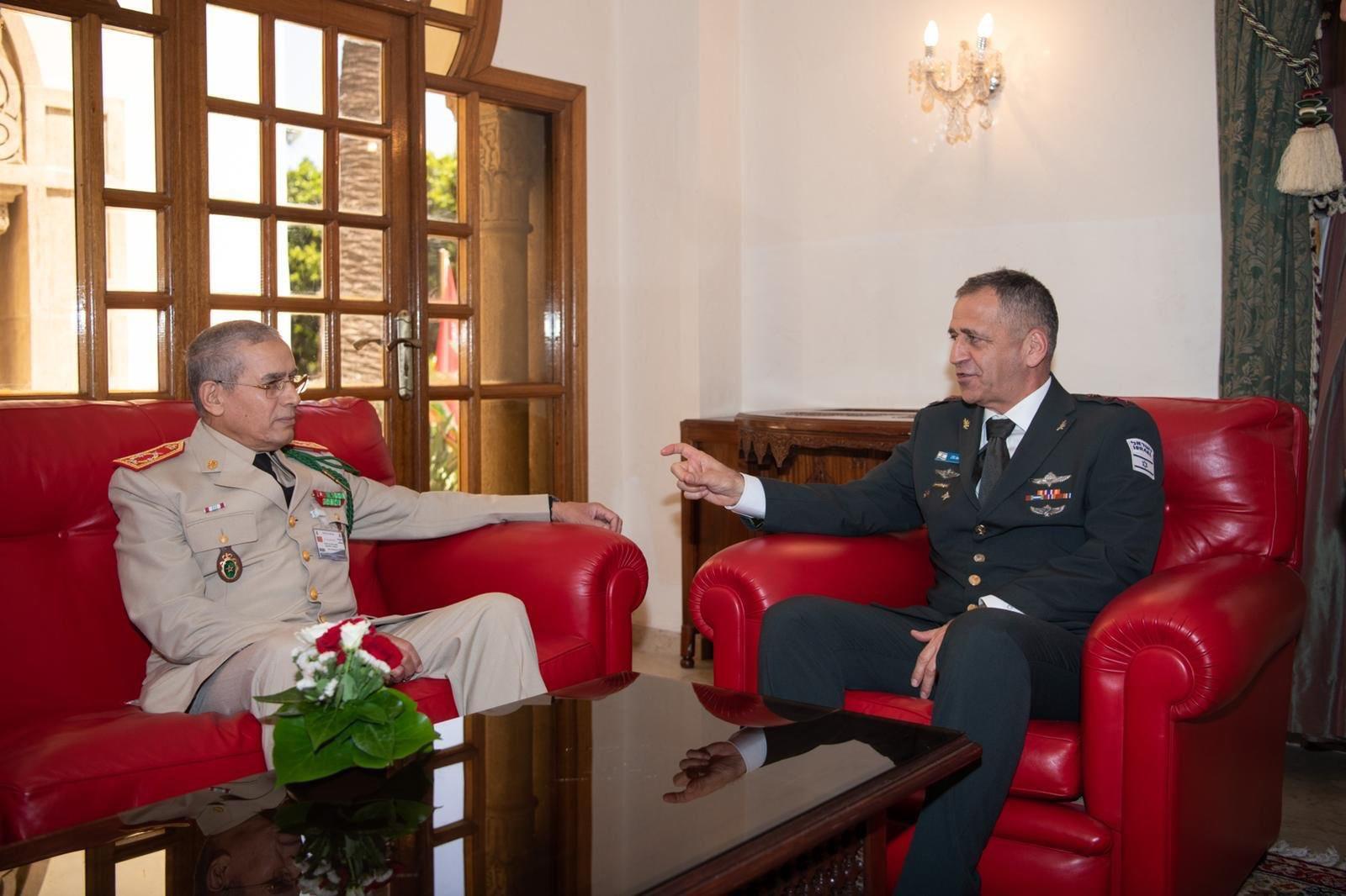 Le Chef d’Etat-Major des Forces de Défense Israéliennes en visite au Maroc