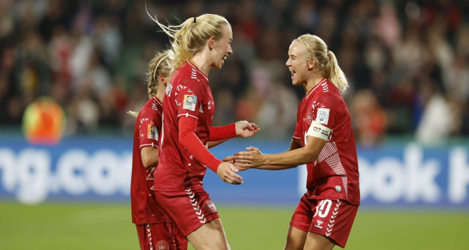 Mondial féminin 2023/groupe D: le Danemark bat in extremis la Chine (1-0)