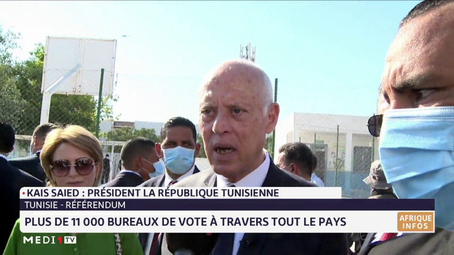 Référendum en Tunisie : plus de 11.000 bureaux de vote dans tout le pays