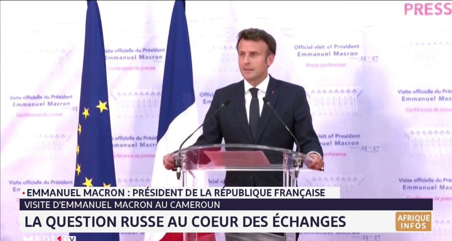 Visite de Macron au Cameroun : la question russe au cœur des échanges 
