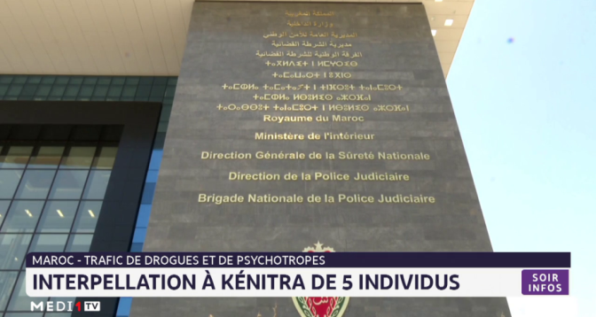 Trafic de drogue et de psychotropes : interpellation à Kenitra de 5 individus