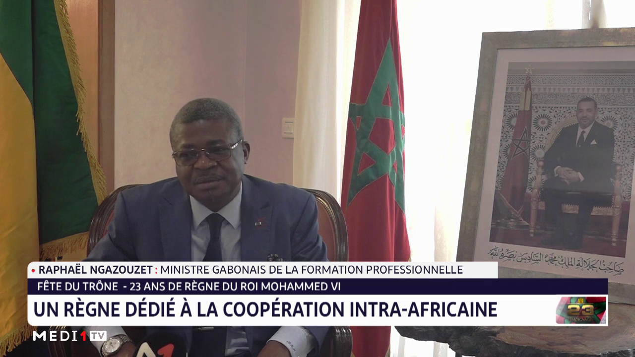 Raphaël Ngazouzé se félicite des relations légendaires de fraternité entre le Maroc et le Gabon