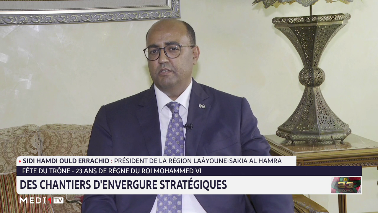 Sidi Hamdi Ould Errachid: les 23 ans de règne du Roi Mohammed VI ont été empreints de clairvoyance et de sagesse