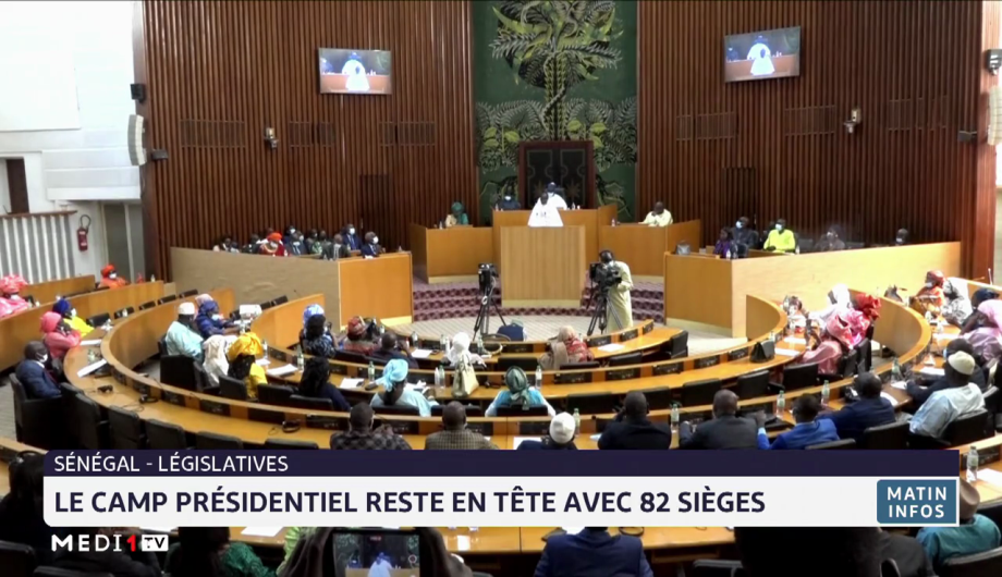 Sénégal : le camp présidentiel reste en tête avec 82 sièges
