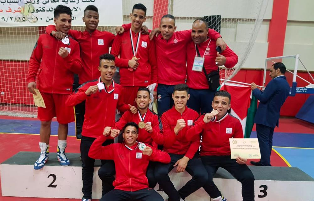 Championnat arabe de boxe (Juniors): 7 médailles et une place sur le podium pour le Maroc