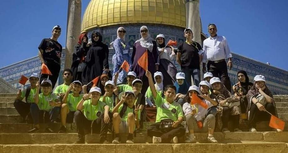 أطفال القدس ينهون مخيمهم التحضيري في القدس استعدادا للسفر إلى المغرب
