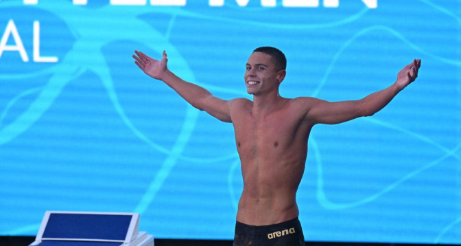 Natation: Le Roumain Popovici bat le record du monde de 100 m nage libre