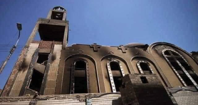  41 قتيلا في حريق كبير بكنيسة غرب القاهرة 