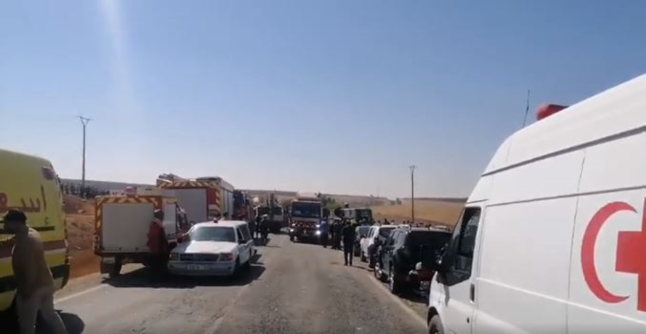Khouribga: 15 morts dans le renversement d'un autocar au niveau de la commune de la Boulanouare