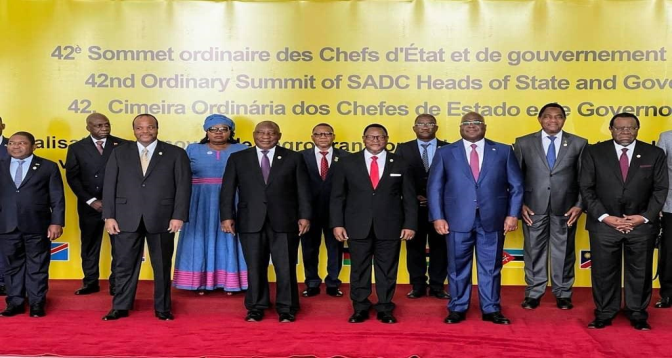 Plusieurs Chefs d’État à Kinshasa pour le 42e Sommet de la SADC