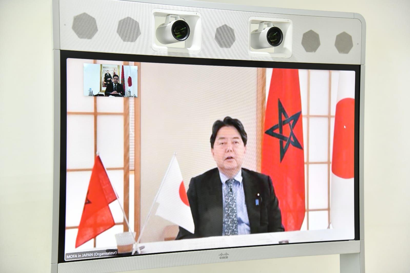 Entretiens entre Nasser Bourita et le ministre japonais des Affaires étrangères Yoshimasa Hayashi