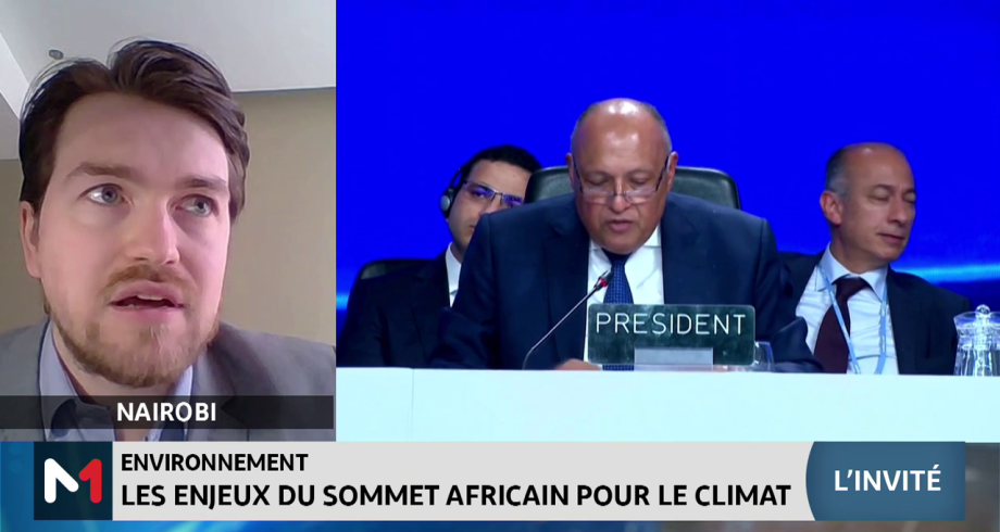 Les enjeux du Sommet africain pour le climat avec Iskander E.Vernoit