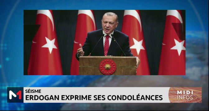 Séisme d’Al Haouz : Erdogan exprime ses condoléances