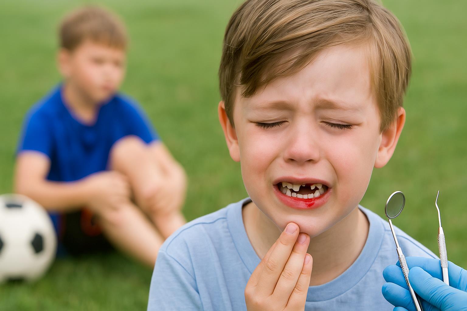 الرضوض والإصابات الفموية في الملاعب والمدارس: كيف يتعامل الأهل فورا؟