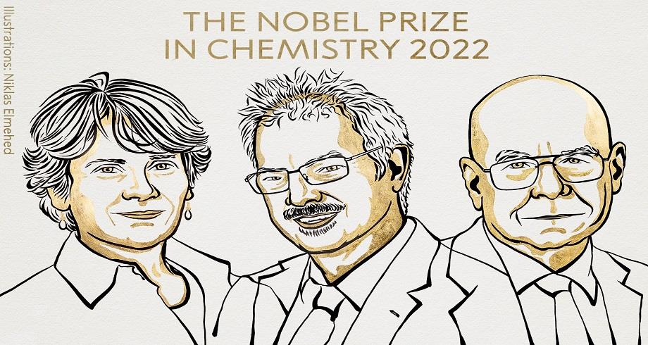 Prix Nobel 2022 : un trio américano-danois récompensé en chimie