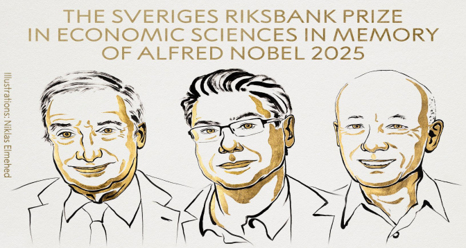 Le Nobel d’économie attribué à un trio de chercheurs pour ses travaux sur l'impact des nouvelles technologies sur la croissance