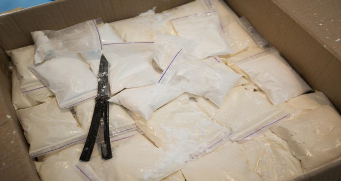 Saisie de 7,7 tonnes de cocaïne aux Pays-Bas