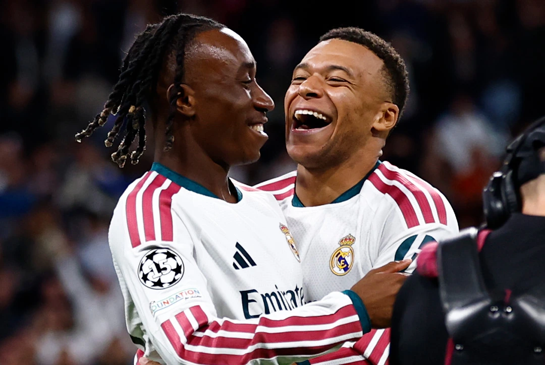 Ligue des champions : le Real Madrid fait plier Leipzig avec des bijoux de Mbappé et Diomandé