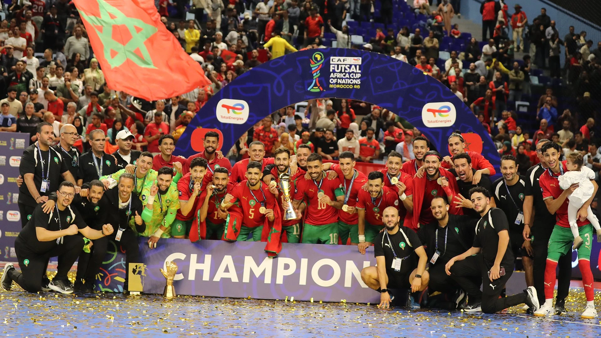 كأس إفريقيا للفوتسال.. المنتخب المغربي يستأثر بحصة الأسد من جوائز البطولة