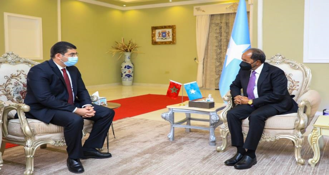 Le Président de la République de Somalie reçoit Mehdi Bensaïd porteur d’un message du Roi Mohammed VI