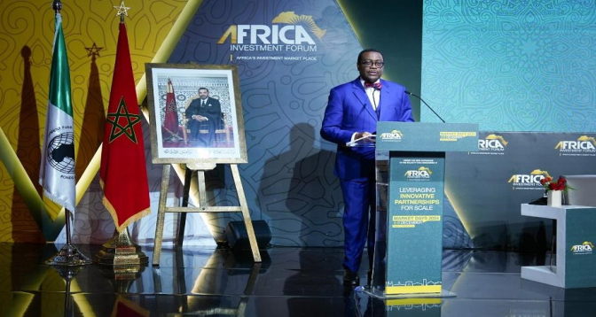 Akinwumi Adesina salue le leadership de SM le Roi en faveur de la promotion des investissements privés en Afrique