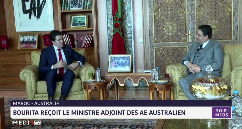 Maroc-Australie: Bourita reçoit le ministre adjoint des AE australien 