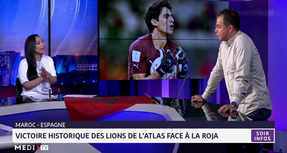 Maroc-Espagne: victoire historique des Lions de l'Atlas face à la Roja 