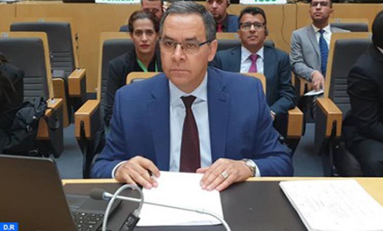 عروشي يبرز أمام مجلس السلم والأمن الإفريقي جهود المغرب لحل دائم للأزمة الليبية