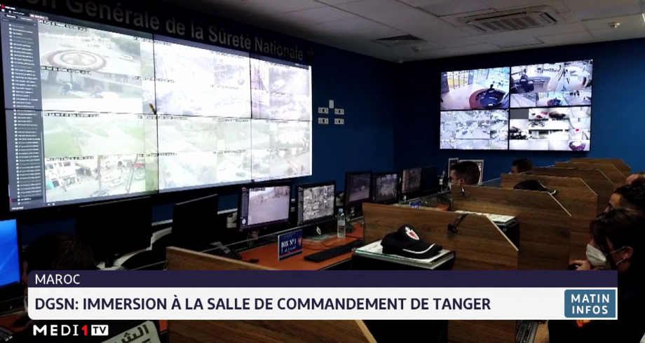 DGSN: immersion à la salle de commandement de Tanger  